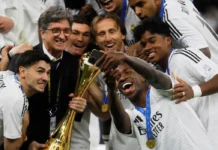 Com gol de Vini Jr, Real Madrid faz 3 a 0 no Pachuca e leva Mundial de Clubes